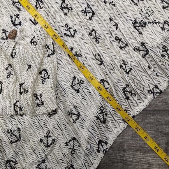 Paradise Ship Anchor Crochet Style Top Size XS/S - Picture 4 of 5